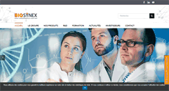 Desktop Screenshot of biosynex.com