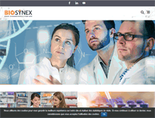 Tablet Screenshot of biosynex.com